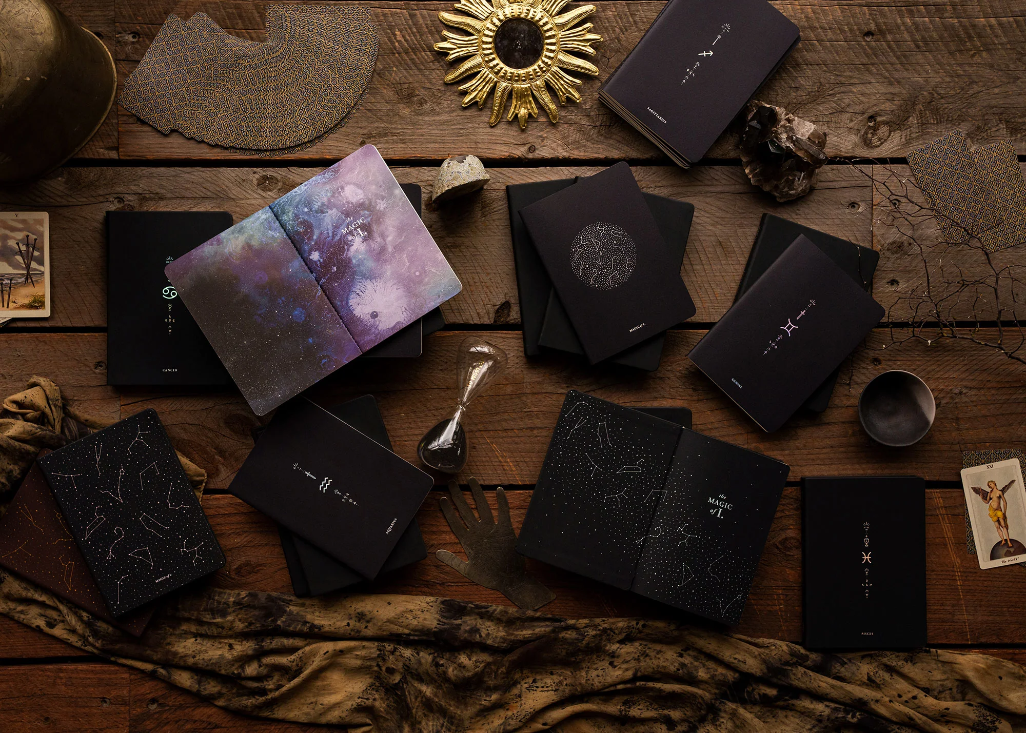 A5 ZODIAC NOTEBOOK: NIGHT SKY - Image 3